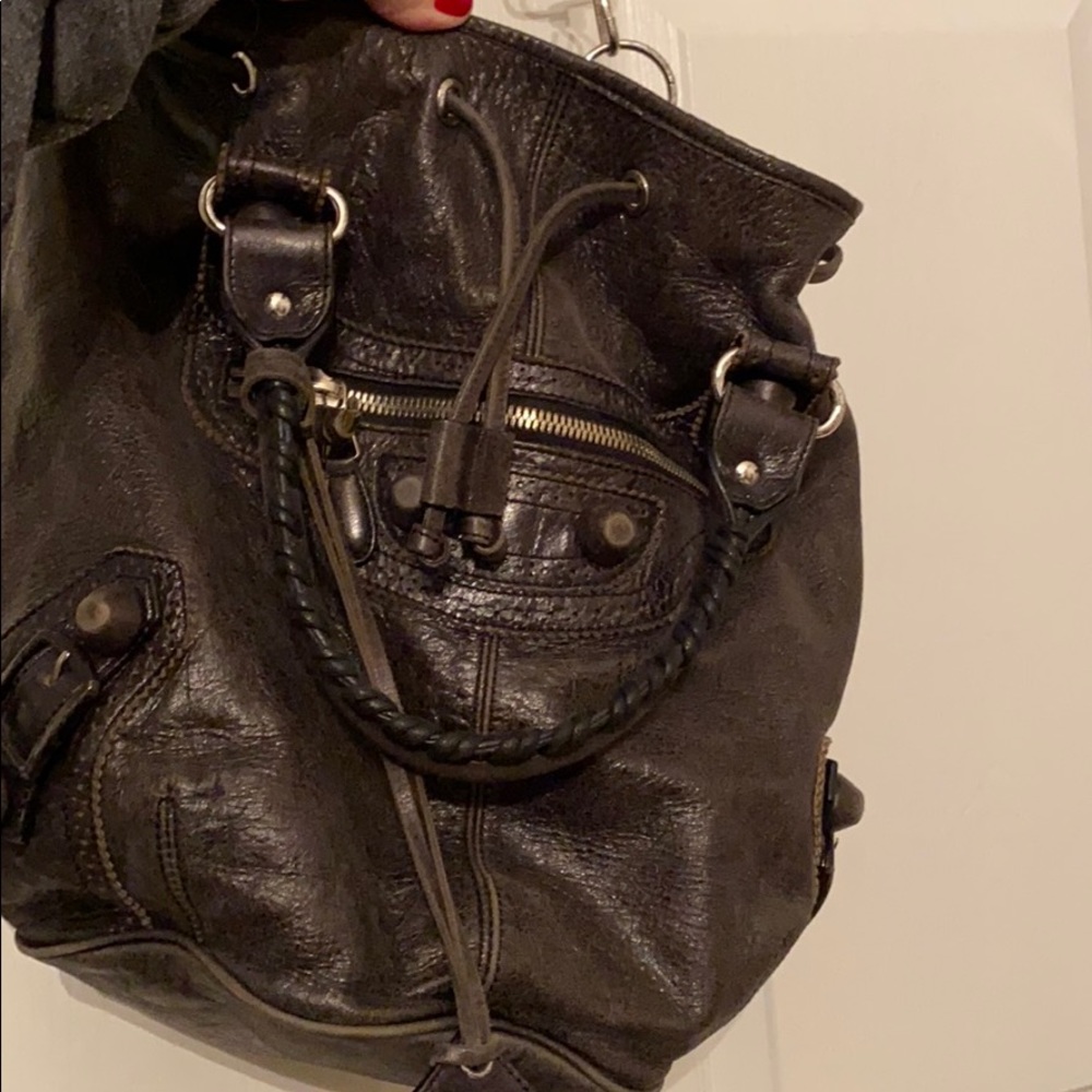 ❣️Black Leather Bucket Bag❣️